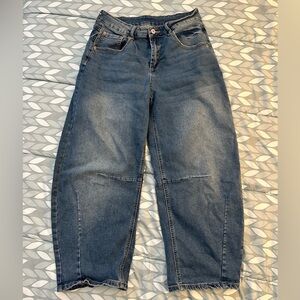 Barrel Jeans Crop Blue Women's Jeans size Small